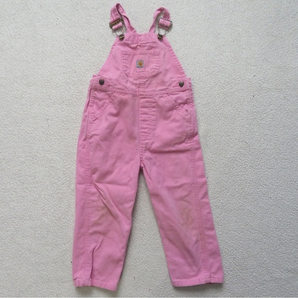 Carhartt Bottoms Carhartt Pink Overalls 3t Poshmark